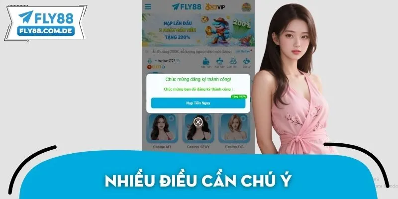 Nhiều điều cần chú ý để tạo thành công tài khoản suôn sẻ