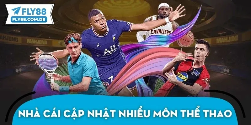 Nhà cái cập nhật nhiều môn thể thao để người chơi lựa chọn