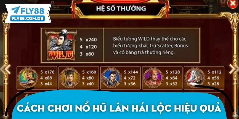 Cách chơi nổ hũ Lân Hái Lộc hiệu quả