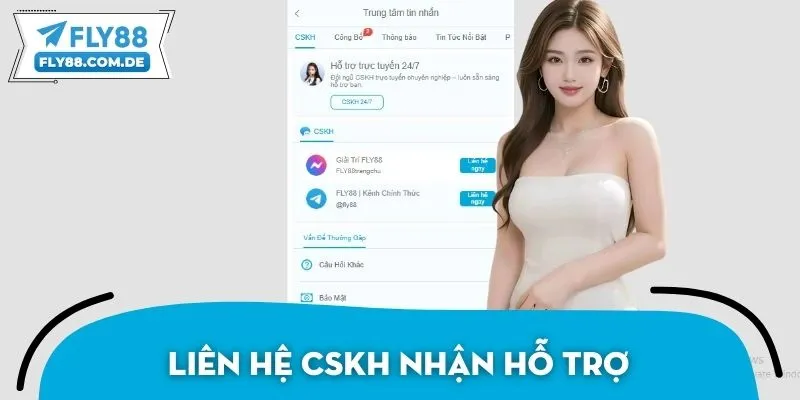 Liên hệ CSKH nhận hỗ trợ nếu gặp vấn đề khi tải app
